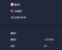 2025-10-10 [Friendlies National Teams] 폴란드 VS 뉴질랜드 분석