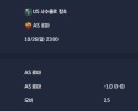 2025-10-26 [Serie A] US 사수올로 칼초 VS AS 로마 분석