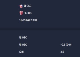 2025-10-26 [Ligue 1] 릴 OSC VS FC 메스 분석