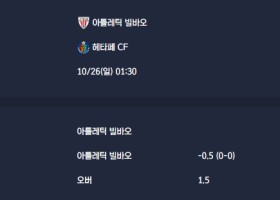 2025-10-26 [LaLiga] 아틀레틱 빌바오 VS 헤타페 CF 분석