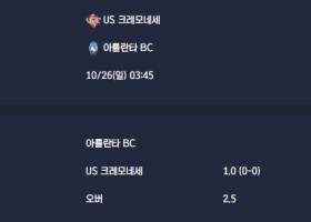 2025-10-26 [Serie A] US 크레모네세 VS 아틀란타 BC 분석