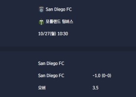 2025-10-27 [Major League Soccer] San Diego FC VS 포틀랜드 팀버스 분석
