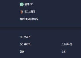 2025-10-03 [UEFA Europa League] 셀틱 FC VS SC 브라가 분석