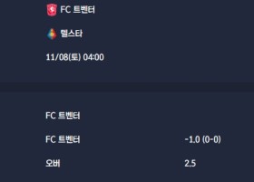 2025-11-08 [Eredivisie] FC 트벤터 VS 텔스타 분석