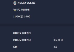 2025-11-09 [J-League Division 2] 몬테디오 야마가타 VS FC 이마바리 분석