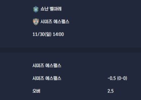 2025-11-30 [J1 League] 쇼난 벨마레 VS 시미즈 에스펄스 분석