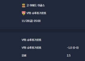 2025-11-28 [UEFA Europa League] 고 어헤드 이글스 VS VfB 슈투트가르트 분석