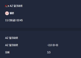 2025-11-28 [UEFA Conference League] AZ 알크마르 VS 쉘본 분석
