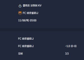 2025-11-06 [UEFA Champions League] 클뤼프 브뤼허 KV VS FC 바르셀로나 분석