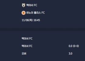 2025-11-06 [AFC Champions League Two] 맥아서 FC VS 하노이 폴리스 FC 분석