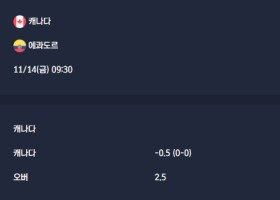 2025-11-14 [Friendlies National Teams] 캐나다 VS 에콰도르 분석