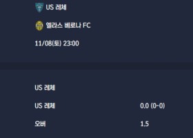 2025-11-08 [Serie A] US 레체 VS 엘라스 베로나 FC 분석