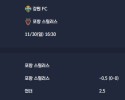 2025-11-30 [K League Classic] 강원 FC VS 포항 스틸러스 분석