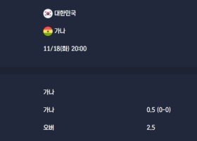 2025-11-18 [Friendlies National Teams] 대한민국 VS 가나 분석