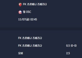 2025-11-07 [UEFA Europa League] FK 츠르베나 즈베즈다 VS 릴 OSC 분석