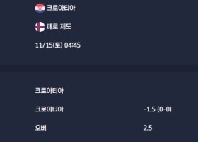2025-11-15 [World Cup 2026 Qualification Europe] 크로아티아 VS 페로 제도 분석