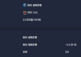 2025-11-02 [Ligue 1] 파리 생제르맹 VS OGC 니스 분석