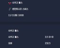 2025-11-11 [NBA] 시카고 불스 VS 샌안토니오 스퍼스 분석