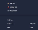 2025-11-15 [NBA] 뉴욕 닉스 VS 마이애미 히트 분석