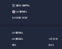 2025-11-15 [NBA] 댈러스 매버릭스 VS LA 클리퍼스 분석