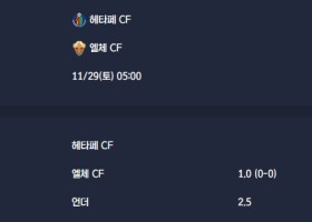 2025-11-29 [LaLiga] 헤타페 CF VS 엘체 CF 분석