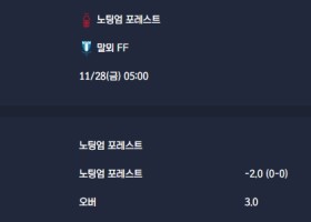 2025-11-28 [UEFA Europa League] 노팅엄 포레스트 VS 말뫼 FF 분석