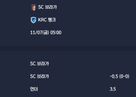 2025-11-07 [UEFA Europa League] SC 브라가 VS KRC 헹크 분석
