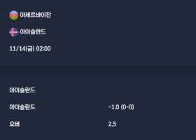 2025-11-14 [World Cup 2026 Qualification Europe] 아제르바이잔 VS 아이슬란드 분석