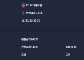 2025-11-22 [Bundesliga] FC 하이덴하임 VS 묀헨글라드바흐 분석