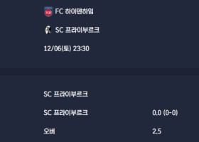 2025-12-06 [Bundesliga] FC 하이덴하임 VS SC 프라이부르크 분석