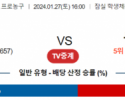 1월 27일 1600 서울SK vs 부산KCC 국내농구분석