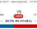 1월 28일 1600 고양소노 vs 대구한국가스공사 국내농구분석