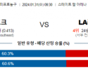 1월 31일 NBA분석 애틀랜타  LA레이커스 해외농구중계 NBA중계 농구분석