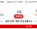 1월 31일 1900 삼성생명 vs KB스타즈 국내농구분석