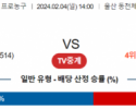 2월 4일 1400 울산모비스 vs 서울SK 국내농구분석