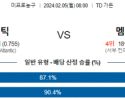 2월 5일 NBA분석 보스턴 vs 멤피스 해외농구중계 NBA중계 농구분석