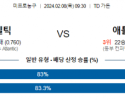 2월 8일 NBA분석 보스턴 vs 애틀랜타 해외농구중계 NBA중계 농구분석