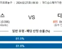 2월 27일 NBA분석 뉴욕 vs 디트로이트 해외농구중계 NBA중계 농구분석