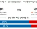 3월 8일 NBA분석 댈러스  마이애미 해외농구분석