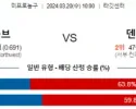 3월 20일 NBA분석 미네소타 vs 덴버 해외농구 NBA 농구분석