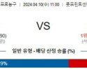 04월10일 피닉스 vs 클리퍼스 nba분석