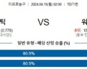 4월15일 보스턴 워싱턴 NBA프로농구분석 해외스포츠