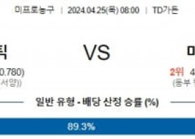 4월25일 보스턴 마이애미 NBA프로농구분석 해외스포츠