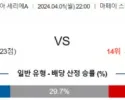 세리에A 4월 1일 2200 US 사수올로 칼초 vs 우디네세 칼초