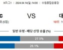 4월14일 수원 대전 K리그1분석 국내스포츠