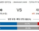 4월24일 레스터 사우스햄튼 챔피언쉽분석 해외스포츠