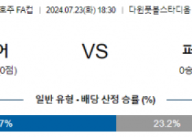 7월24일 브리즈번 퍼스글로리 리그 분석 해외스포츠