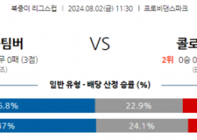 8월2일 리그스컵 포틀랜드 콜로라도 해외축구분석 스포츠분석