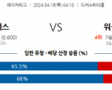 4월18일 LA다저스 vs 워싱턴 mlb 스포츠분석