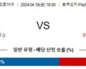 4월19일 소프트뱅크 오릭스 NPB프로야구분석 해외스포츠